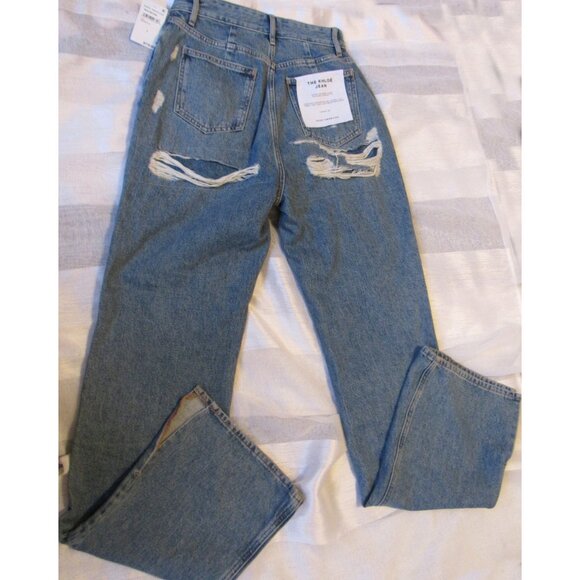 $179 Good American THE KHLOE Jeans, Blue, Distressed,sz. 6 - Picture 7 of 7